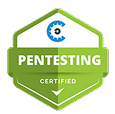 Penetration testing certification badge