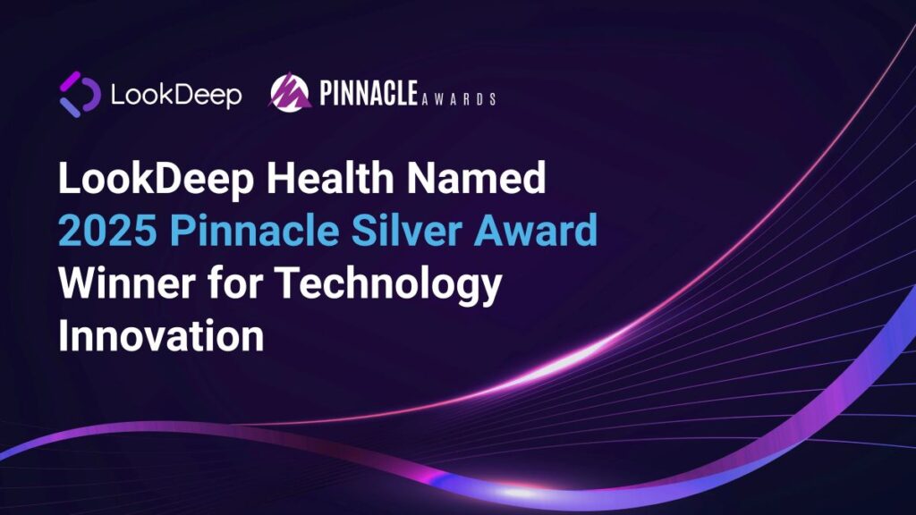 LookDeep Health Named Winner of Pinnacle Award for Technology Innovation in Healthcare